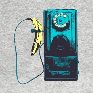 Vintage Banana Public Telephone T-Shirt